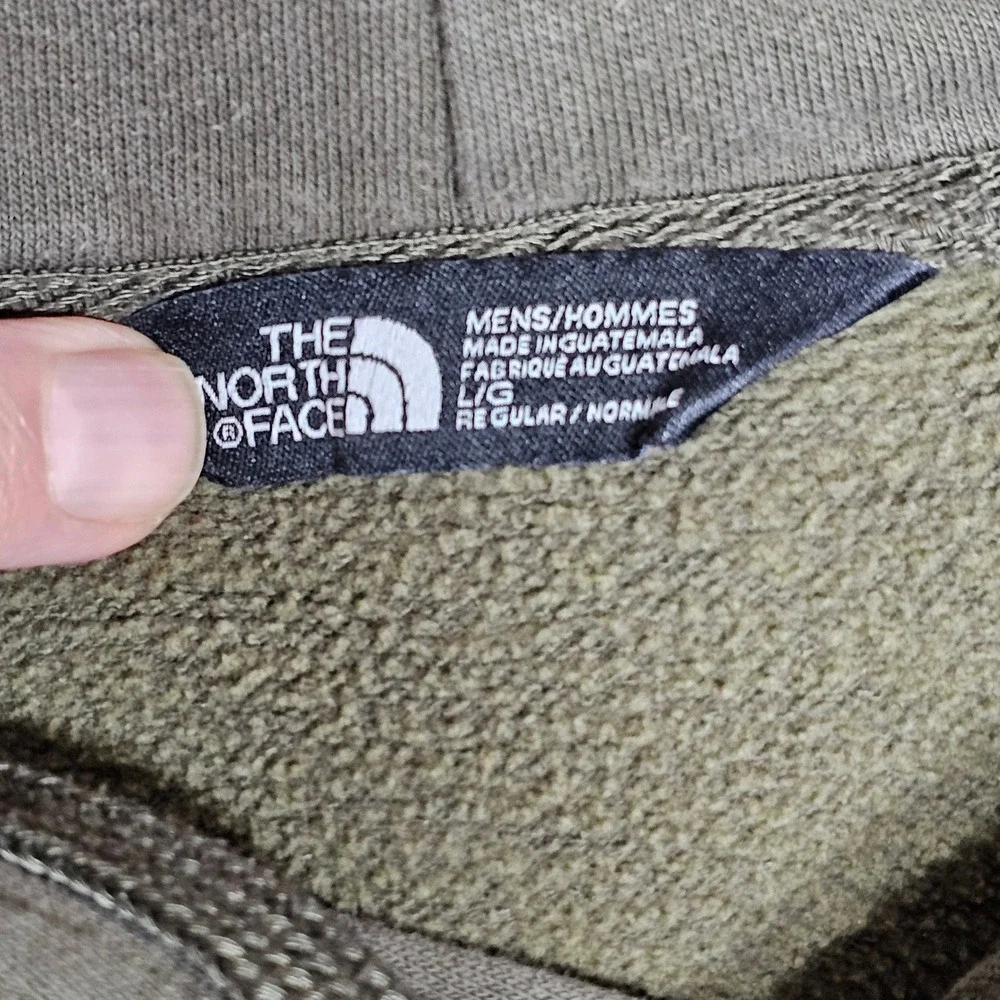 The North Face Mens Half Dome Pullover Hoodie Olive Green Men's Large Sweatshirt